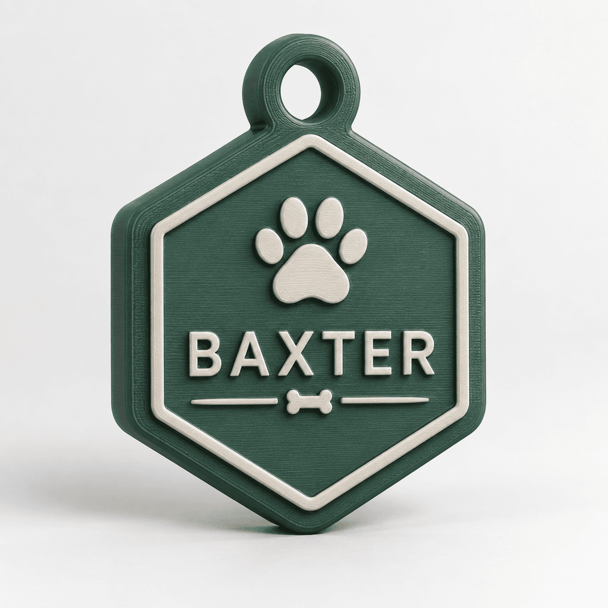Baxter Charm blank 3D-printed figure